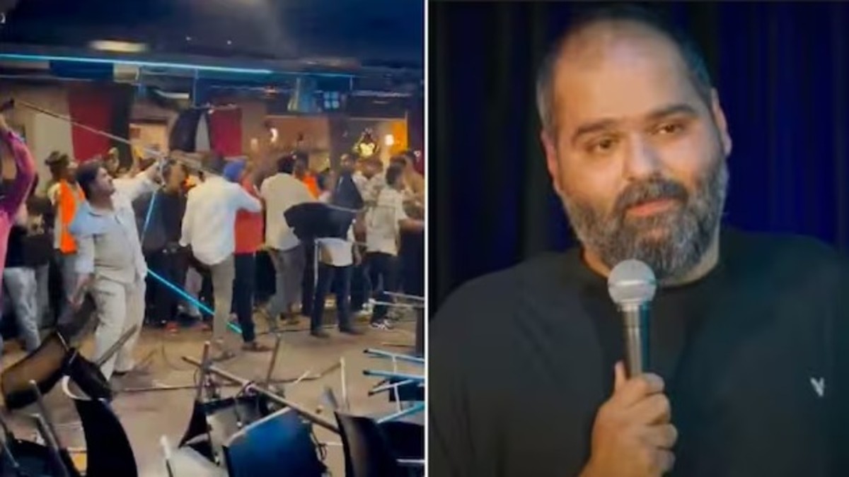 The Habitat Studio released a statement on Monday after Shiv Sainiks vandalised it on Sunday night, asserting that it just offers artists a venue to play and encourages creative discourse. PTI/X The Habitat Studio released a statement on Monday after Shiv Sainiks vandalised it on Sunday night, asserting that it just offers artists a venue to play and encourages creative discourse. PTI/X