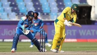 Alex Carey plays a shot against India in CT 2025 semi-final. Image: Reuters
