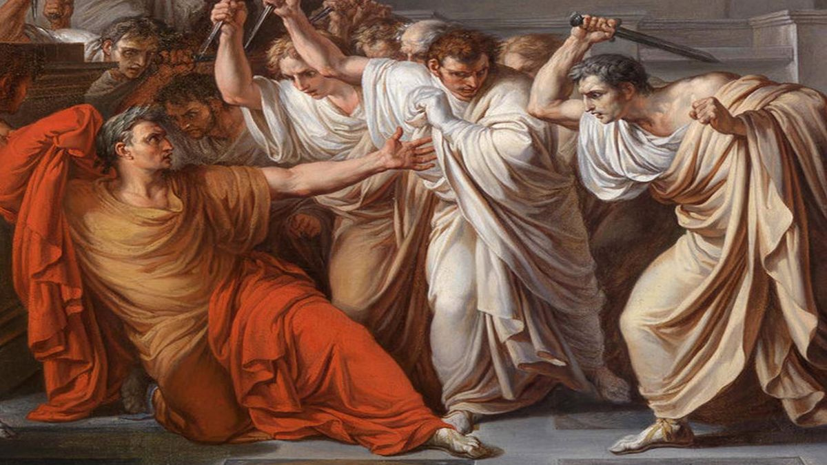 Julius Caesar, the Roman dictator, was assassinated on the Ides of March (15 March) 44 BC by a group of senators during a Senate session at the Curia of Pompey, located within Rome's Theatre of Pompey. Image Courtesy: Wikimedia Commons Julius Caesar, the Roman dictator, was assassinated on the Ides of March (15 March) 44 BC by a group of senators during a Senate session at the Curia of Pompey, located within Rome's Theatre of Pompey. Image Courtesy: Wikimedia Commons