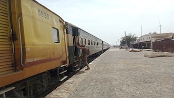 (File) Soldier takes position as security gets ramped up following the Jaffar Express hijacking. AP