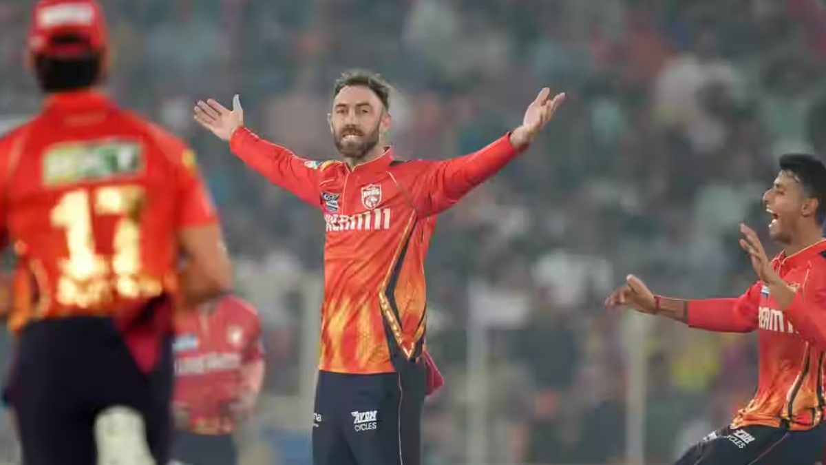 Glenn Maxwell celebrates after taking a wicket. Image: BCCI Glenn Maxwell celebrates after taking a wicket. Image: BCCI