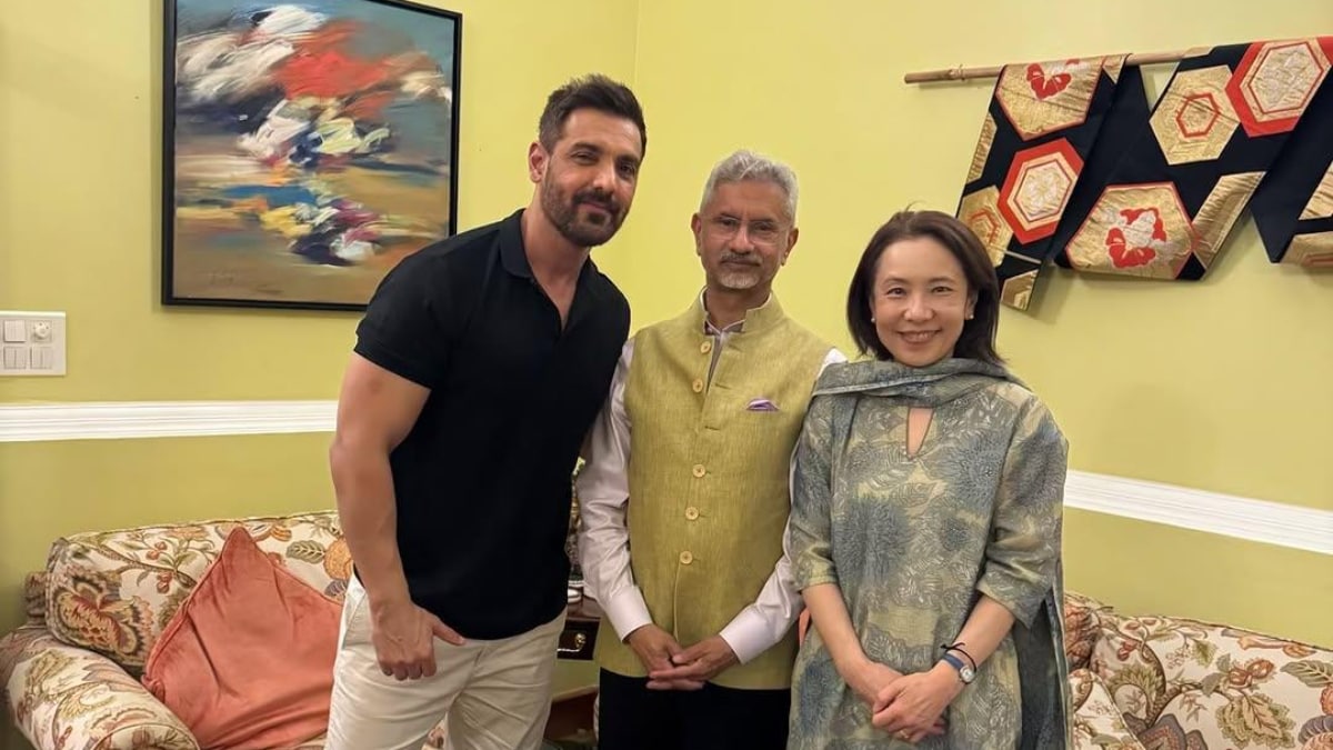 'The Diplomat' star John Abraham meets India's External Affairs Minister Dr. S. Jaishankar, says 'We discussed diplomacy, the North East and...'