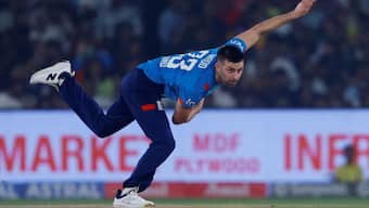 Mark Wood in action during Champions Trophy. Image: Reuters