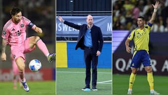 Prince William picks his favourite between Messi and Ronaldo. Image: Reuters