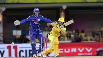 Rachin Ravindra smashed a six to finish the chase for CSK. Image: BCCI