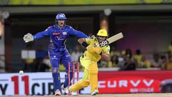 Rachin Ravindra smashed a six to finish the chase for CSK. Image: BCCI