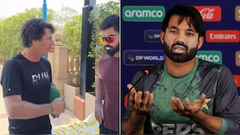 Brad Hogg slammed for mocking Rizwan's English. Image: X/Reuters