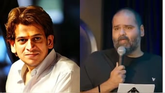 Rahool Kanal led a group of Shiv Sena workers to vandalise Mumbai’s Habitat Studio after comedian Kunal Kamra made contentious remarks about Maharashtra Deputy Chief Minister Eknath Shinde during a stand-up performance. Image courtesy: Instagram/@Rahool N Kanal, Kunal Kamra