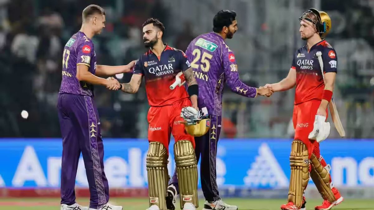 RCB beat KKR by 7 wickets in IPL 2025 opener. Image: BCCI RCB beat KKR by 7 wickets in IPL 2025 opener. Image: BCCI