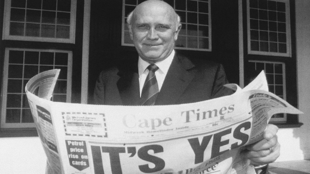 History Today: When South Africa chose to end 40 years of apartheid History Today: When South Africa chose to end 40 years of apartheid