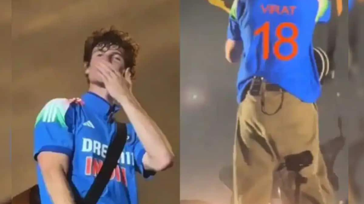 2025 Lollapalooza India: Canadian singer Shawn Mendes flaunts Virat Kohli's cricket jersey as he performs at the grand festival, video goes viral