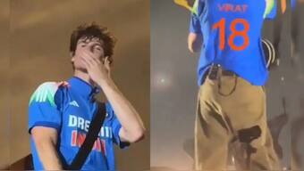 2025 Lollapalooza India: Canadian singer Shawn Mendes flaunts Virat Kohli's cricket jersey as he performs at the grand festival, video goes viral