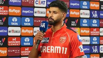 Shreyas Iyer has praised the re-introduction of saliva use in IPL. Image: BCCI