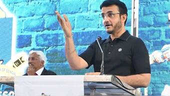 Sourav Ganguly at an event for Cricket Association of Bengal. Image: CAB