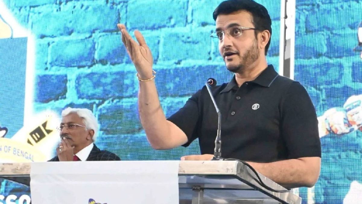 Sourav Ganguly at an event for Cricket Association of Bengal. Image: CAB Sourav Ganguly at an event for Cricket Association of Bengal. Image: CAB