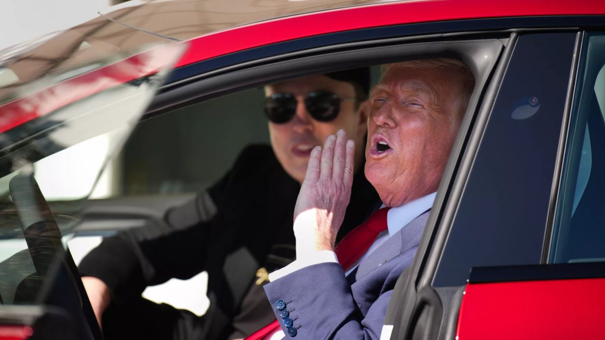 'We are looking for you': Trump warns of 20 years of jail term for 'sabotaging' Tesla cars. Imgae: Reuters 'We are looking for you': Trump warns of 20 years of jail term for 'sabotaging' Tesla cars. Imgae: Reuters