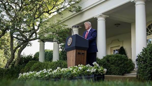 Is Trump looking to pave over White House's historic Rose Garden lawn?