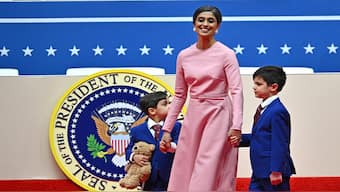US Second Lady Usha Vance will visit Greenland on Thursday as part of a US delegation to the Danish territory. File image/AFP