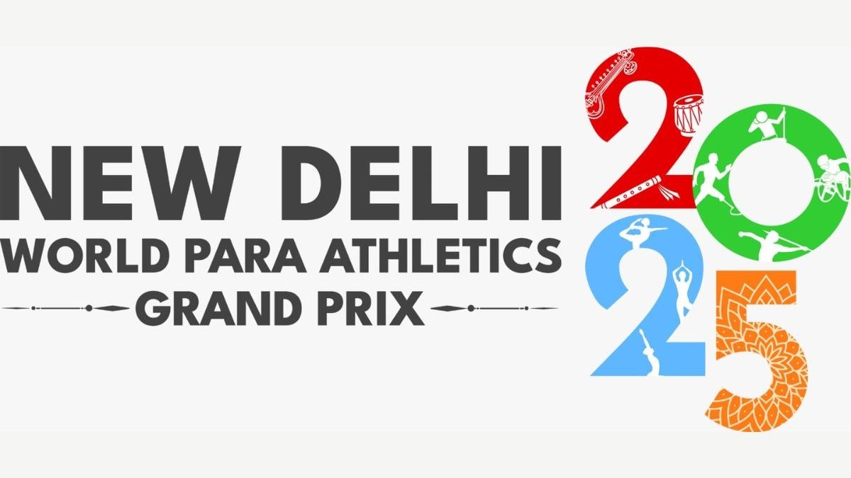 World Para Athletics Grand Prix New Delhi 2025 official logo showcases India's heritage