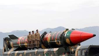 After live fire drills in Tilla range, Pakistan to test missile off Karachi coast. Image: AFP