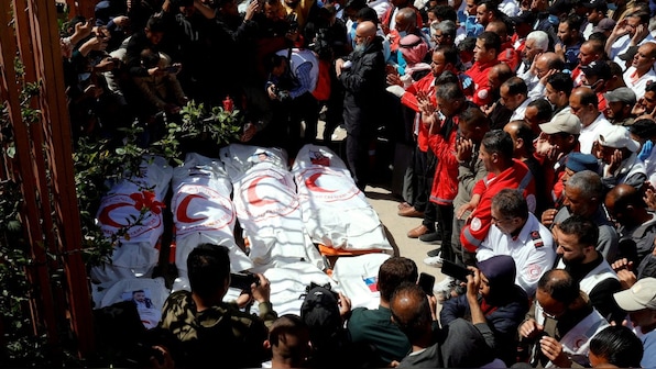 Israel revises account of Rafah incident that killed 15 emergency workers