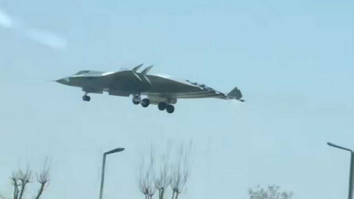 The J-36 is thought to be China’s attempt at a sixth-generation fighter plane. Image courtesy: X The J-36 is thought to be China’s attempt at a sixth-generation fighter plane. Image courtesy: X
