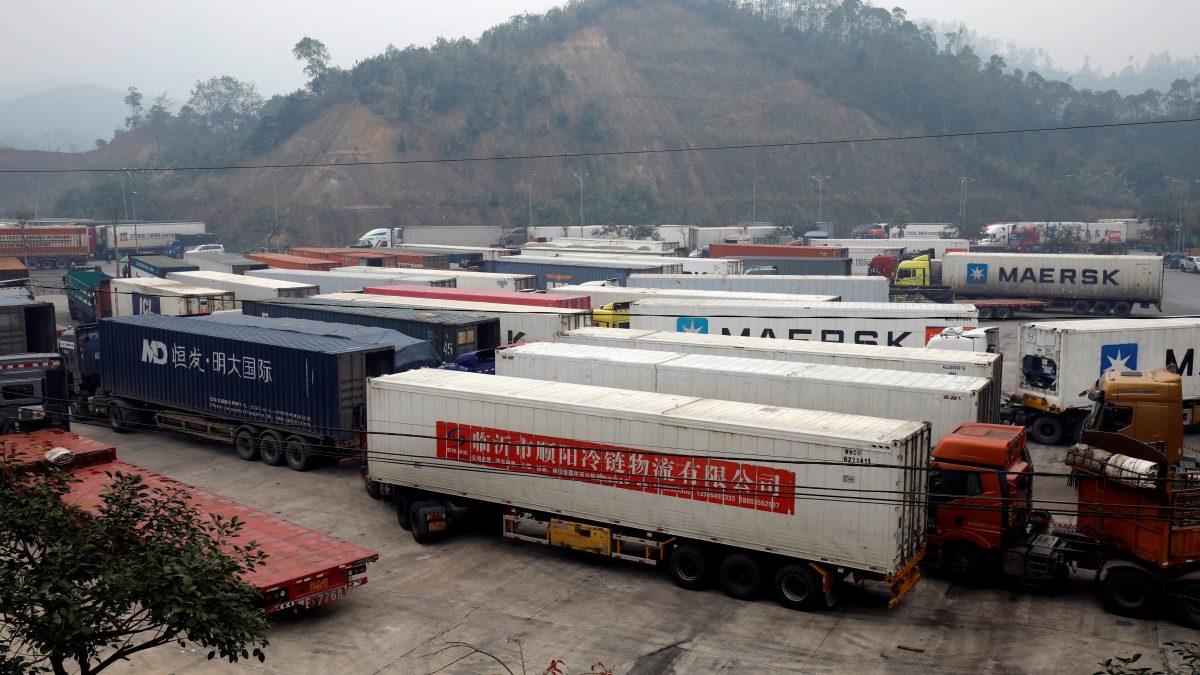 Container trucks are seen while waiting for cross the border at Huu Nghi border gate connecting with China, in Lang Son province, Vietnam. File image/ Reuters Container trucks are seen while waiting for cross the border at Huu Nghi border gate connecting with China, in Lang Son province, Vietnam. File image/ Reuters