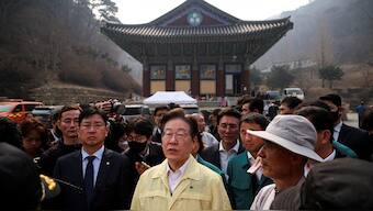 Lee Jae-myung, leader of South Korea's main opposition Democratic Party. File image/ Reuters