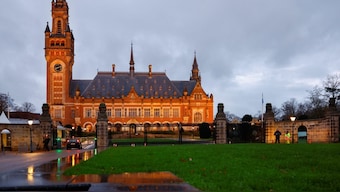 A general view of a building of United Nations' top court International Court of Justice (ICJ). File image/ Reuters