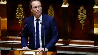 Member of parliament Sylvain Maillard of the Renaissance party speaks at the National Assembly in Paris, France. File image/ Reuters