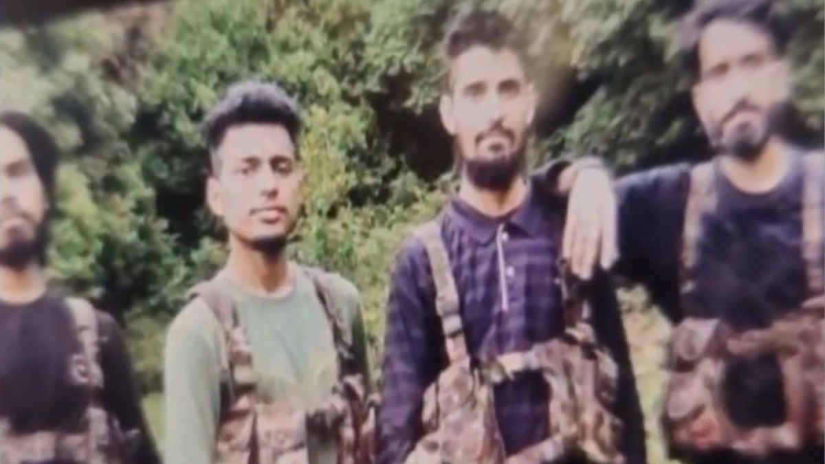 Screengrab of the four gunmen. Screengrab of the four gunmen.