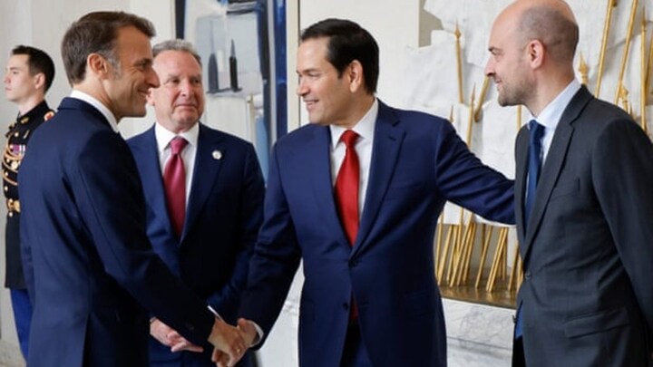 Macron hosts Ukraine ceasefire talks with Rubio, his office says 'Europeans are involved'
