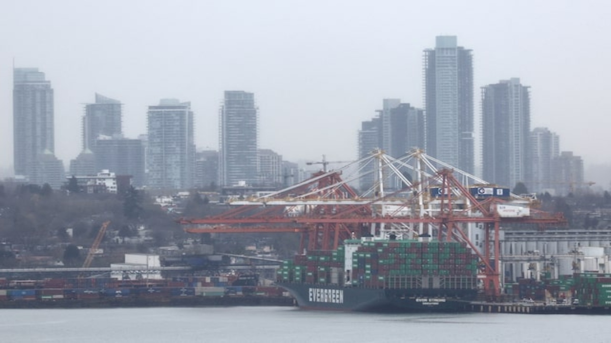 A container ship is moored at Vanterm in the Port of Vancouver in Vancouver, British Columbia, Canada March 12, 2025. File Photo / Reuters A container ship is moored at Vanterm in the Port of Vancouver in Vancouver, British Columbia, Canada March 12, 2025. File Photo / Reuters