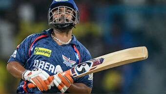 Rishabh Pant watches the ball during an IPL 2025 game. Image: AFP