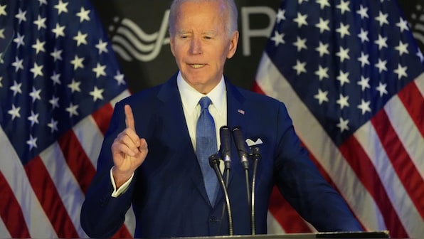 Biden accuses Trump of gutting social security in his first post-presidency speech