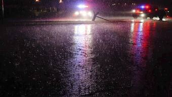 Torrential rain falls in Ada, Okla. AP