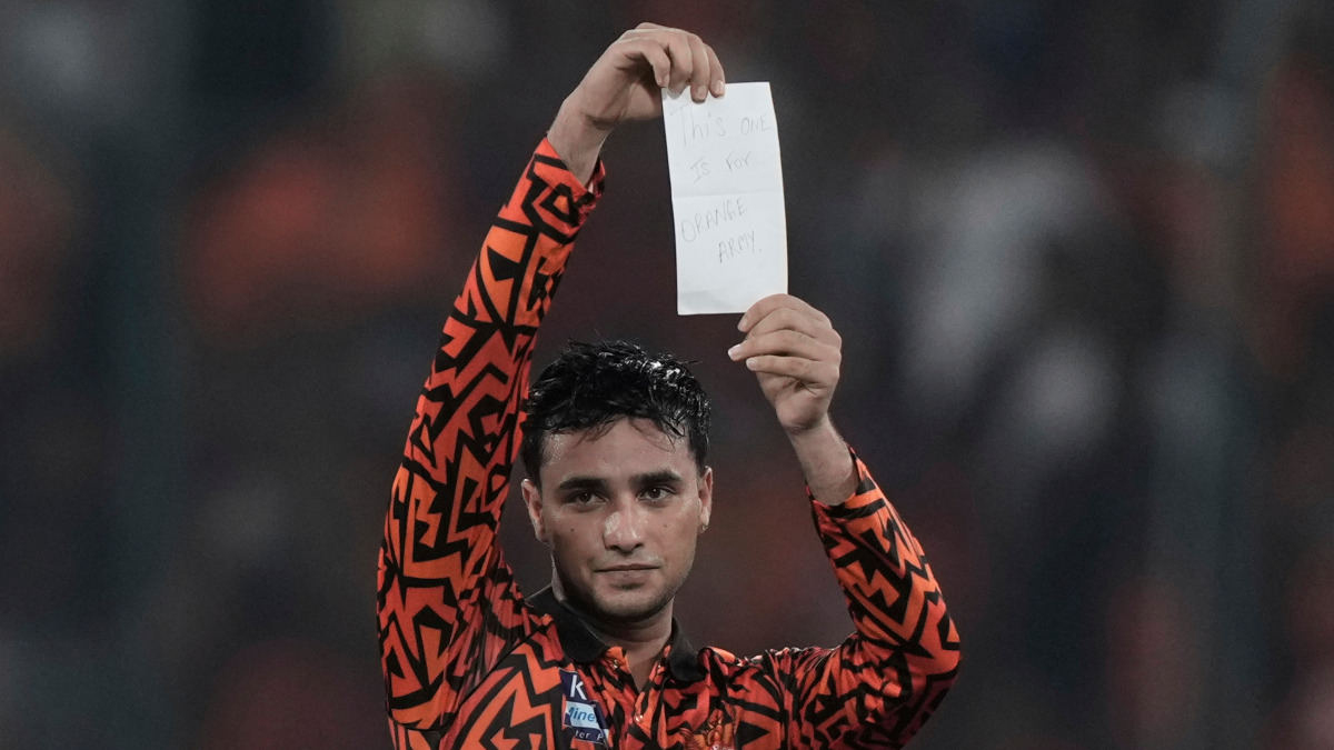 Explained: What Abhishek Sharma's celebration was all about after slamming 40-ball ton during SRH vs PBKS game Explained: What Abhishek Sharma's celebration was all about after slamming 40-ball ton during SRH vs PBKS game