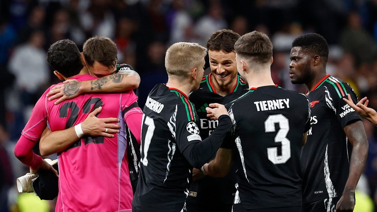 Arsenal thump Real Madrid at Bernabeu to reach Champions League semi-final ...