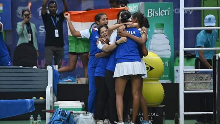 India qualify for Billie Jean King Cup playoffs with 2-1 victory over South Korea India qualify for Billie Jean King Cup playoffs with 2-1 victory over South Korea