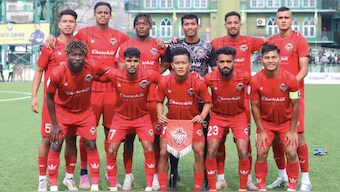 Churchill Brothers FC Goa finished with 40 points from 22 games at the end of the 2024-25 I-League season, one more than the second-placed Inter Kashi. Image credit: Instagram/churchillbrothersfcgoa