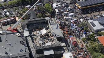 A view of the Jet Set nightclub after its roof collapsed during a concert in Santo Domingo, Dominican Republic. AP