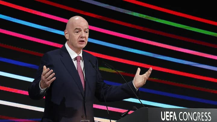 'There is no place for racism in football': FIFA president Gianni Infantino makes a stern statement