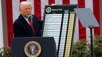 US President Donald Trump delivers remarks on tariffs in the Rose Garden at the White House in Washington, DC, US, April 2, 2025. (Photo: Reuters) 