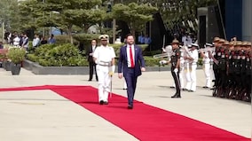 Watch | JD Vance arrives in India, gets ceremonial guard of honour