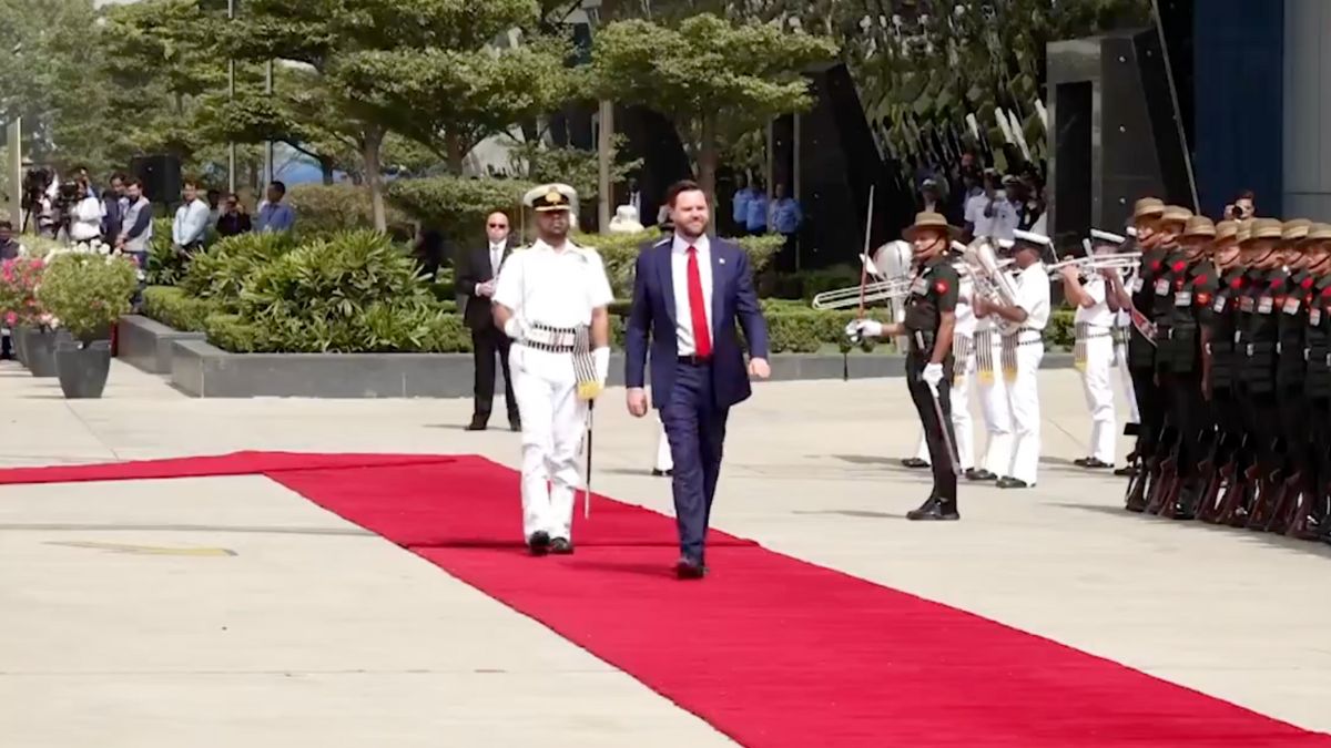 Watch | JD Vance arrives in India, gets ceremonial guard of honour Watch | JD Vance arrives in India, gets ceremonial guard of honour