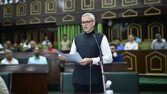 Jammu and Kashmir Chief Minister Omar Abdulla speaks in the J&K assembly in a special session on the Pahalgam attack on Monday, April 28, 2025. (Photo: X/Office of CM, J&K)