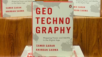'Geotechnography: Mapping Power and Identity in the Digital Age' | Authors: Samir Saran and Anirban Sarma | Image: X/@PadhegaIndia_