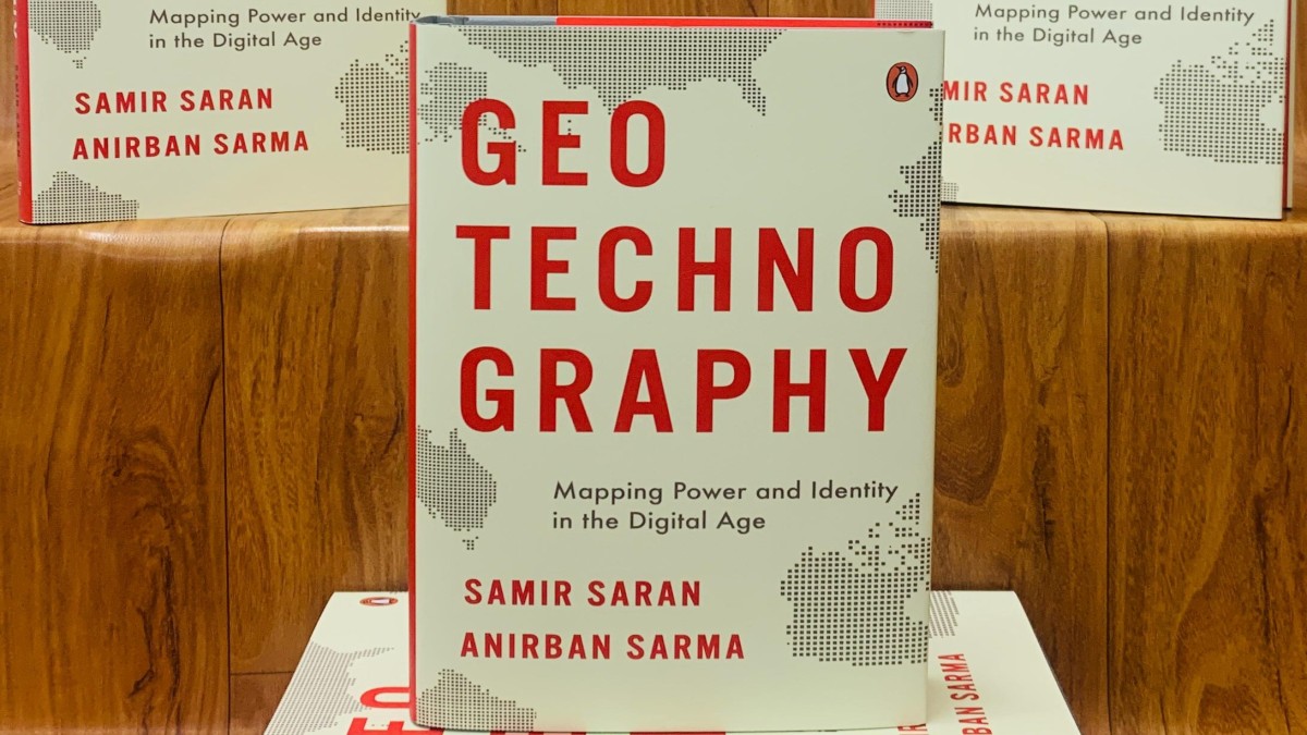 'Geotechnography: Mapping Power and Identity in the Digital Age' | Authors: Samir Saran and Anirban Sarma | Image: X/@PadhegaIndia_ 'Geotechnography: Mapping Power and Identity in the Digital Age' | Authors: Samir Saran and Anirban Sarma | Image: X/@PadhegaIndia_