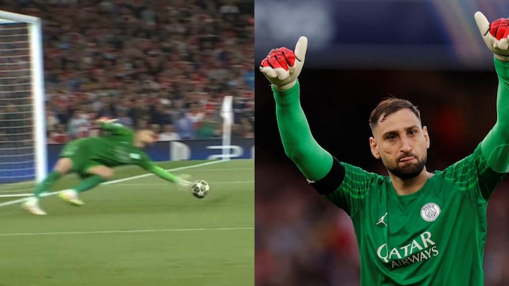 Gianluigi Donnarumma: Italian goalkeeper comes good in England again as PSG upset Arsenal