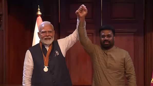 PM Modi honoured with Sri Lanka’s highest civilian honour ‘Mitra Vibhushana’ for boosting bilateral ties